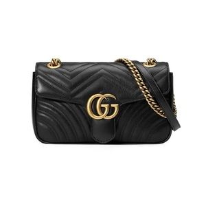 GUCCI GG Marmont Small Matelassé Shoulder Bag